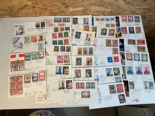 Vatikan FDC Jahrgang 1965-1969 komplett (34357)