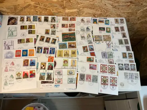 Vatikan FDC Jahrgang 1970-1974 fast komplett (34358)