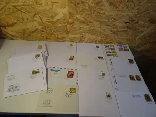 55 Belege Liechtenstein versch. Blanko Stempelbelege (25903H)