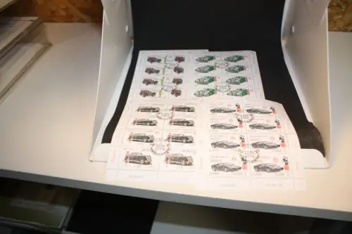 Monaco Michel 2510/13 Kleinbogen gestempelt Autos (32371)