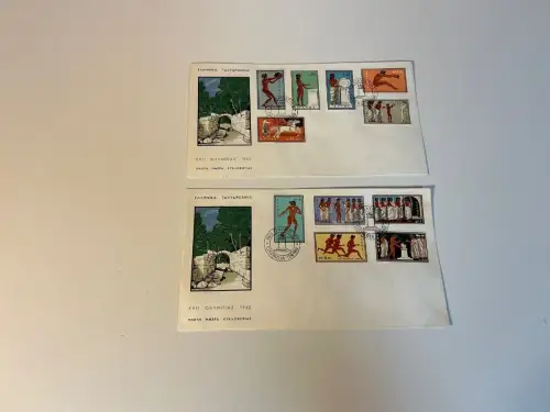 Griechenland Michel 734-744 FDC Olympia 1960 (34368)