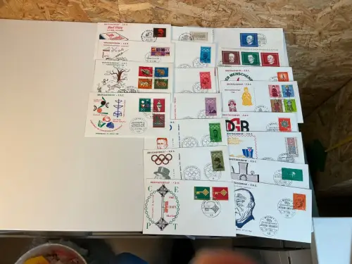 Bund Jahrgang 1968 FDC komplett (34378H)