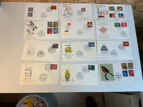 Bund Jahrgang 1963 FDC komplett (34374)