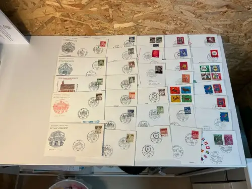 Bund Jahrgang 1966 FDC komplett (34377)