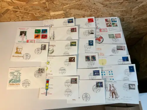 Bund Jahrgang 1965 FDC komplett (34376)