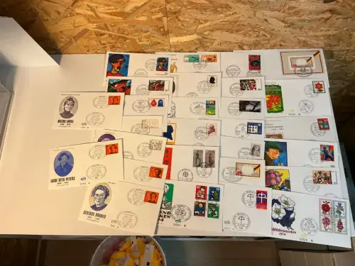 Bund Jahrgang 1974 FDC komplett (34393H)