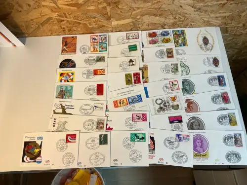 Bund Jahrgang 1976 FDC komplett (34395)