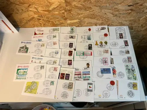 Bund Jahrgang 1977 FDC komplett (34396)