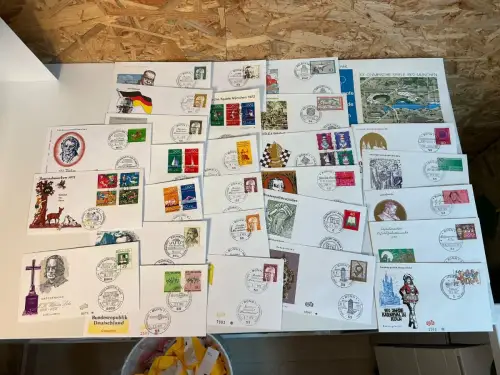 Bund Jahrgang 1972 FDC komplett (34391H)