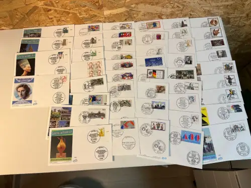 Bund Jahrgang 1989 FDC komplett (34408)