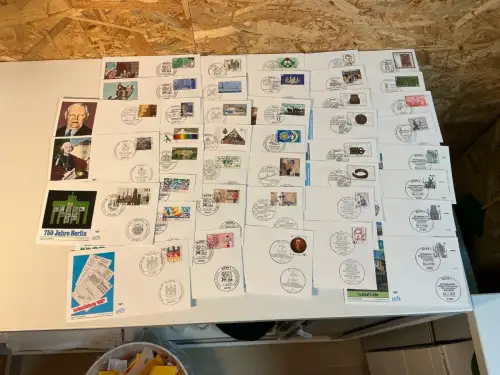 Bund Jahrgang 1987 FDC komplett (34406)