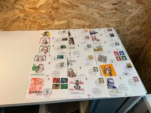 Berlin Jahrgang 1972 FDC komplett (34430)