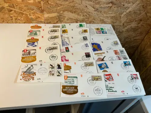 Berlin Jahrgang 1973 FDC komplett (34431H)