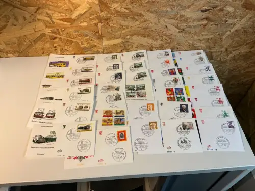 Berlin Jahrgang 1971 FDC komplett (34429)