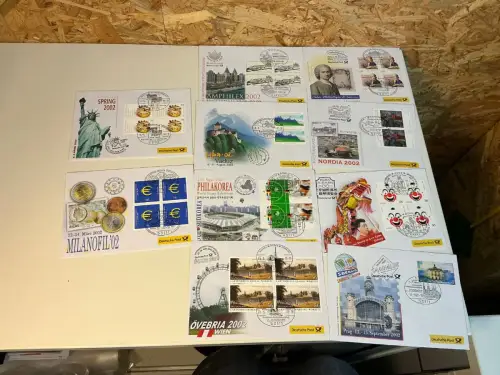 Dt. Post Messebriefe Jahrgang 2002 komplett (33872)
