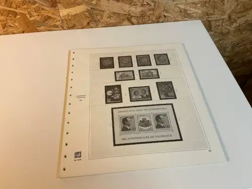 Luxemburg Safe Dual 1981-1988 (34461)