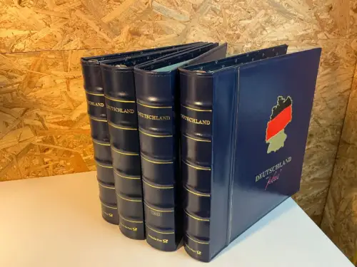 4 Dt. Post Deutschland Plus / Leuchtturm Binder 13 Ring (34474)