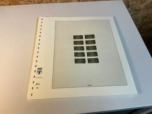 Bund Folienblätter Lindner T falzlos 2018-2019 (34493)