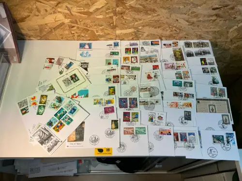 UNO Wien Jahrgang 1979-1989 FDC komplett (34509)