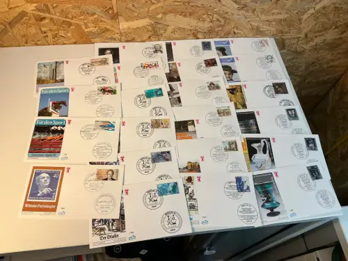 Berlin FDC Jahrgang 1986 komplett (34504)