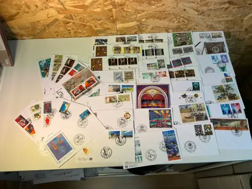 UNO Wien Jahrgang 1990-1994 FDC komplett (34510)