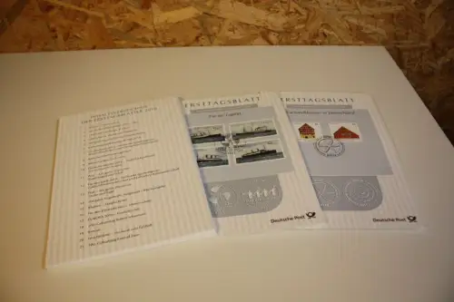 Bund ETB Ersttagsblätter Jahrgang 2010 komplett (33921)