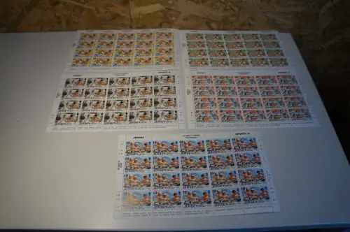 Jersey Michel 742-746 Kleinbogen postfrisch Olympiade (31593H)