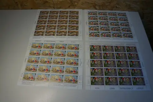 Jersey Michel 805-808 Kleinbogen postfrisch Weihnachten (31594H)