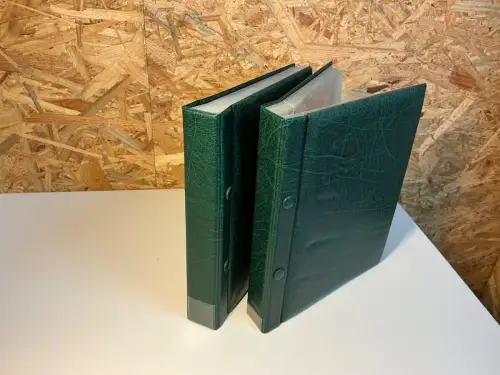 2 Kobra ETB Alben in grün mit Hüllen in weiß (33891)