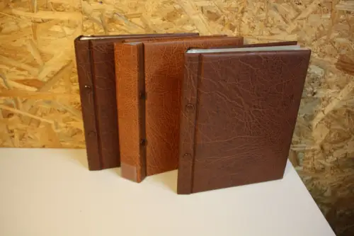 3 Kobra ETB Alben mit Hüllen in braun (33903)