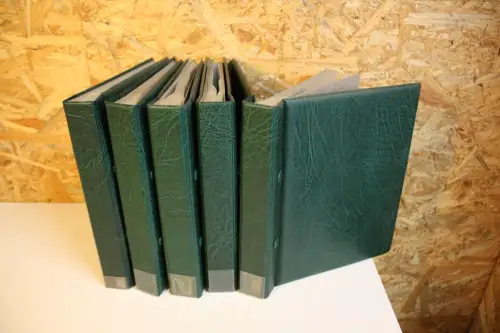 5 Kobra ETB Alben in grün mit Hüllen (33902)