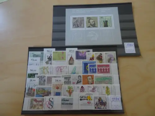 Bund Jahrgang 1984 postfrisch komplett (8014)