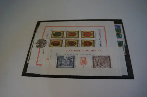 Österreich Jahrgang 1976 Viererblock postfrisch komplett (30566)
