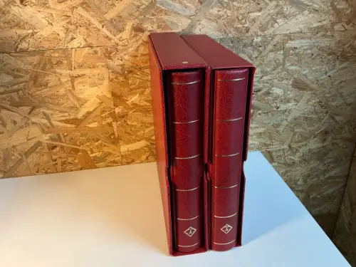 Leuchtturm 2 Ringbinder rot inkl. Schuber (34519)