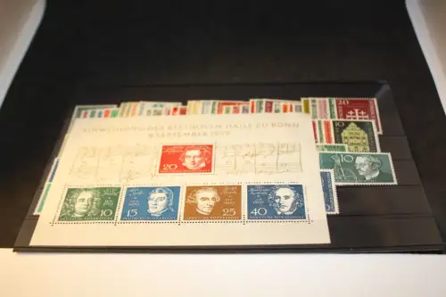 Bund 1955-1959 postfrisch komplett (33475)