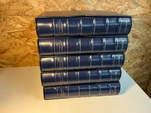 5 Binder Dt. Post / Leuchtturm Deustchland Exclusiv 13 Ring inkl. Schuber (34633)