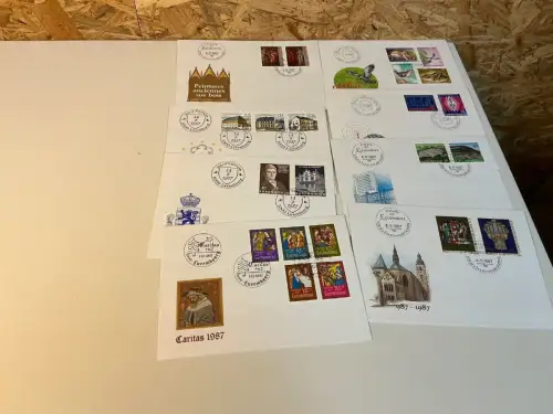 Luxemburg Jahrgang 1987 FDC komplett (34644)