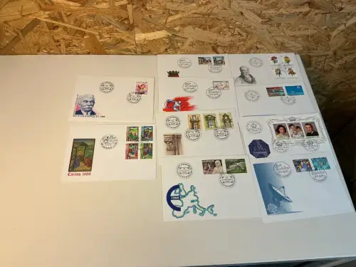 Luxemburg Jahrgang 1988 FDC komplett (34645)