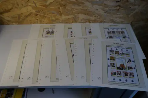 Tansania Michel 1098-1217 Kleinbogen Papstreisen postfrisch (28122)