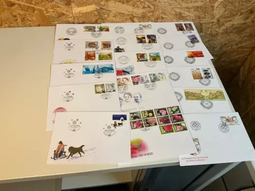 Luxemburg Jahrgang 2010 FDC fast komplett (34669)