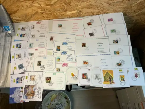 Luxemburg Weihnachtskarten der Post 1977-2009 komplett (34671)