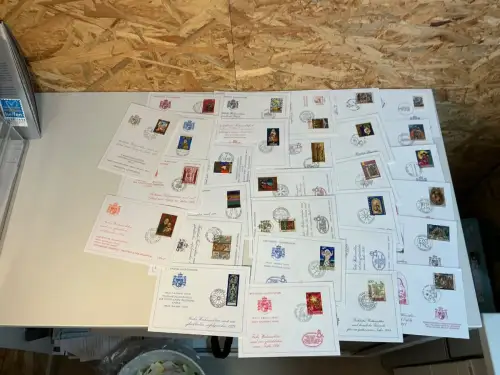 Liechtenstein Weihnachtskarten der Post 1974-2004 (34672)