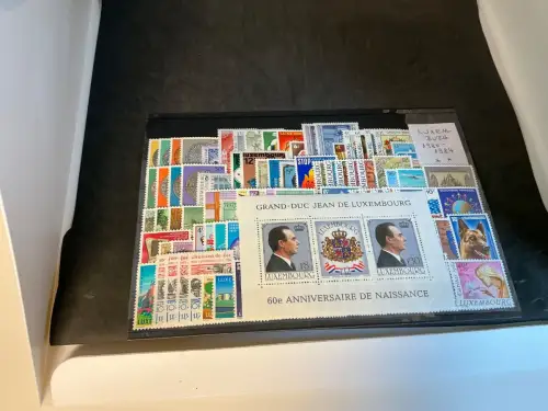 Luxemburg Jahrgang 1980-1984 postfrisch komplett (34682)