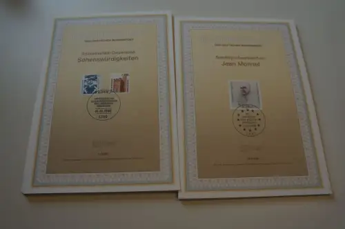 Bund ETB Ersttagsblätter Jahrgang 1988 komplett (28411)