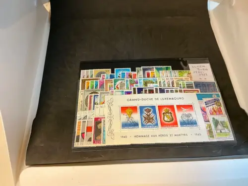 Luxemburg Jahrgang 1985-1989 postfrisch komplett (34683)