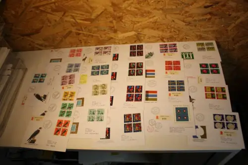 Schweiz Jahrgang 1971 Viererblock FDC fast komplett (32584)