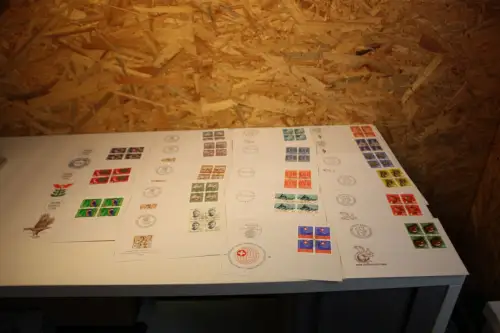 Schweiz Jahrgang 1966 Viererblock FDC komplett (32580)