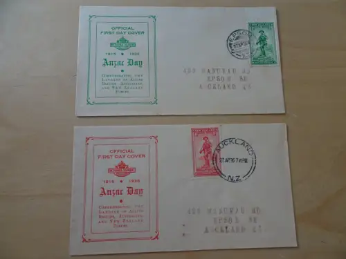 Neuseeland Michel 210/211 FDC (11733)