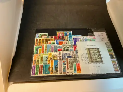 Luxemburg Jahrgang 1970-1974 gestempelt komplett (34694)