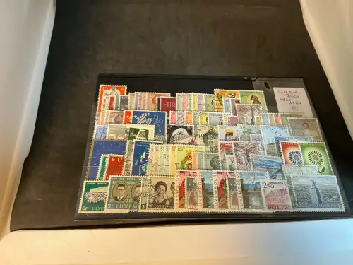 Luxemburg Jahrgang 1960-1964 gestempelt komplett (34692)